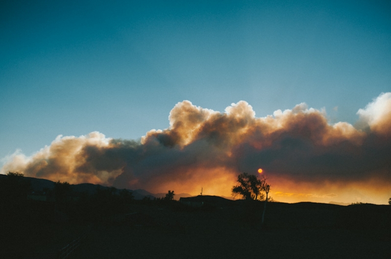 High Park Fire in Fort Collins, Colorado