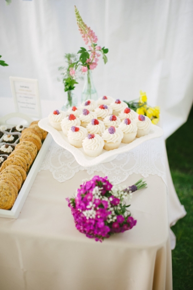 cupcakes at wedding; Steamboat Springs wedding 