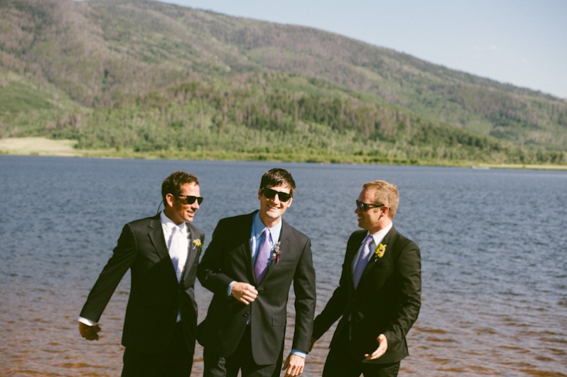 Wedding at Catamount Lake in Steamboat Springs, Colorado